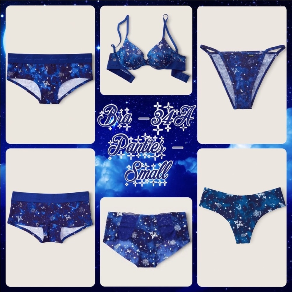 Victoria’s Secret PINK Celestial Bra & Panty MiniBundle